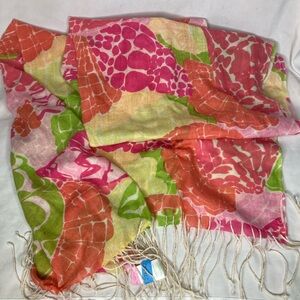 Lilly Pulitzer shell print Murfee scarf